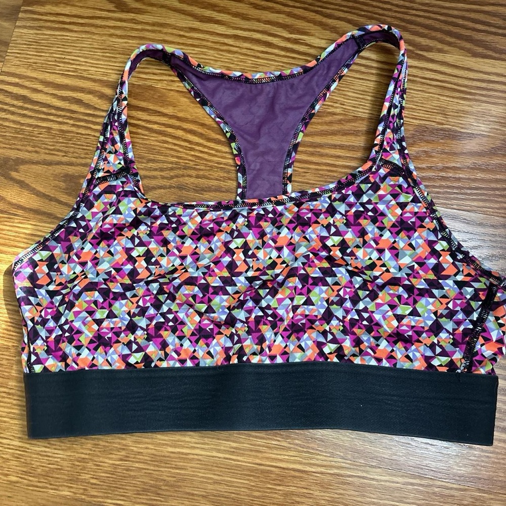 Victoria’s Secret large multi color sports bra